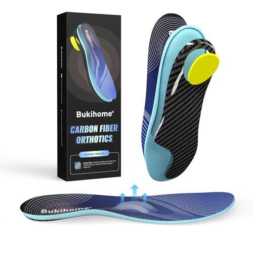 Plantilla Fibra de Carbono Deportivas Hombre/Mujer: Rendimiento Mejorado & Soporte Metatarsiano para Dolor de Metatarso y Neuroma de Morton – Plantillas Ortopédicas con Almohadilla Metatarsal