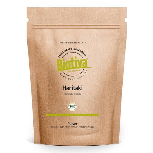 Polvo Haritaki Bio 200 g – 100% puro y natural de cultivo ecológico controlado – Superalimento ayurvédico – DE-ÖKO-005 Biotiva