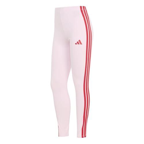 adidas Donna ESSENTIALS 3-STRIPES COTTON LEGGINGS, clear pink/pure ruby, XL