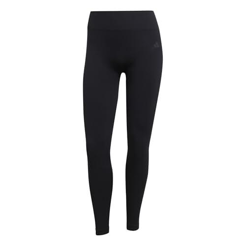 adidas Mujer Workout Essentials Knit Full Length Leggings Tights, black, S