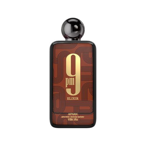 Afnan 9 PM Elixir Unisex Extrait de Parfum, 100 ml