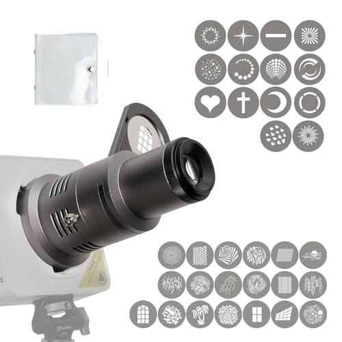 Mini Snoot Optico GOBO Accessory para Mini COB Lights