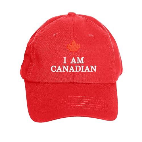 Generisch Keyboard Caps Canada is Not for Hat Gorra de béisbol lavada vintage I Canada gorra ajustable para papá para hombres y mujeres Gorra Live, rosso, Talla única