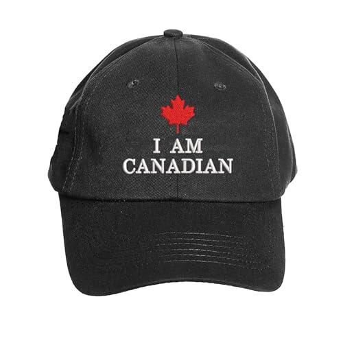 Generisch Keyboard Caps Canada is Not for Hat Gorra de béisbol lavada vintage I Canada gorra ajustable para papá para hombres y mujeres Gorra Live, Negro, Talla única