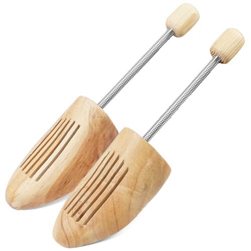 Alaoo Tensor de zapatos para hombre y mujer, Horma Zapatos Madera con Sistema para Absorción de la Humedad, transpirable, Conserva la Forma de Tus Botas y Zapatos