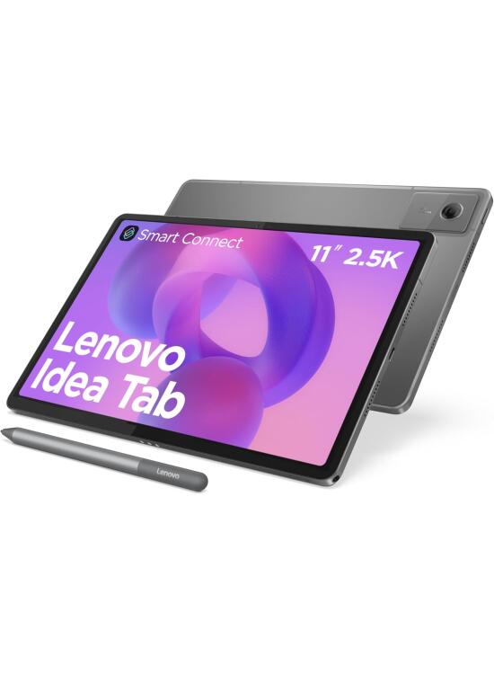 Lenovo Idea Tab Tablet | Pantalla LCD de 11" 2.5K 16:10 | MediaTek Dimensity 6300 | 8 GB de RAM | 128 GB de Memoria | Android 15 | Luna Grey | Incluye lápiz Capacitivo