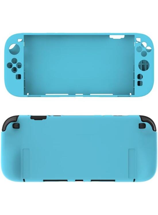 CERFFOOL - Carcasa protectora para Nintendo Switch 2 flexible y fina, funda de silicona antigolpes, antiarañazos, accesorios para consolas de juegos (azul)
