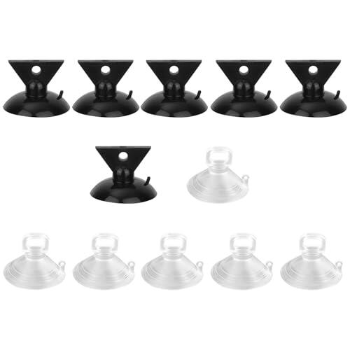 BOXOB 12uds Herramienta Extraer Bombillas con Ventosa, 2 Tamaños Extractor de Bulbs para Bombillas GU10 MR16 Light Bulb Suction Cup Removal Tool para Minifocos Halógenos Campanas Extractoras