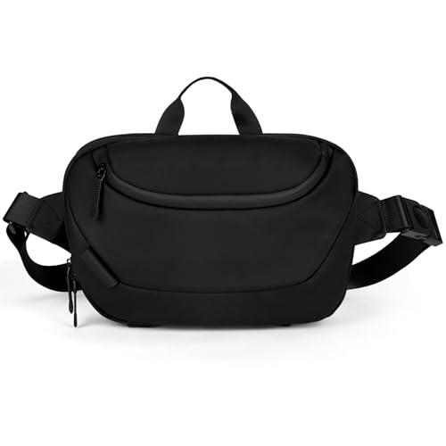 flintronic 9-11" Bolsa Protectora de Tableta, Bolso de Hombro, Bolso de Mensajero Impermeable con Correa Ajustable, para Trabajo, Compras, Escuela, Viajes, Uso Diario (Negro)