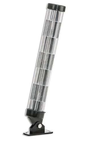 BSSTORE Reflector radar náutico abatible, 630 mm de longitud, 50 mm de diámetro, alcance 2,5 millas náuticas