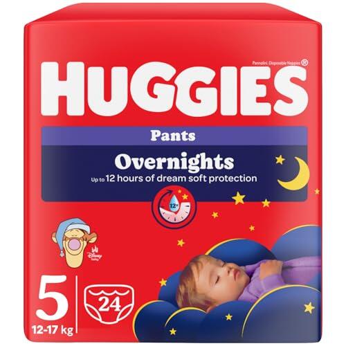 Descanso sin interrupciones: Análisis completo de los pañales nocturnos Huggies Talla 5