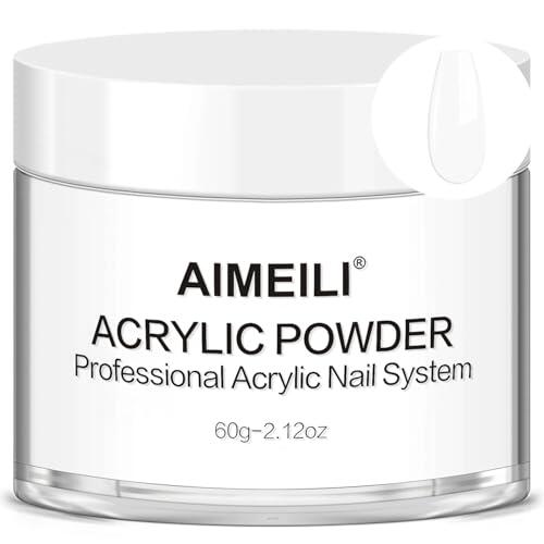AIMEILI Polvo Acrílico para Uñas - 60g Polvo Rosa 4 en 1 Extender 3D, Decoración de Uñas