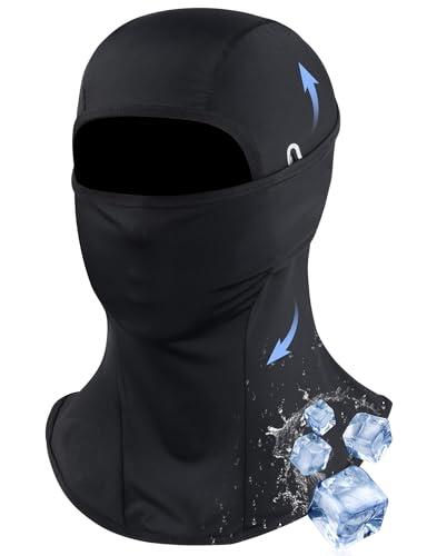 MELLIEX Verano Pasamontañas para Hombre y Mujer, Balaclava Seda de Hielo Verano para Ciclismo, Moto