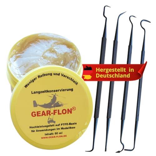 Grasa para modelismo – Grasa lubricante de alto rendimiento para modelismo – Grasa de teflón PTFE para articulaciones, engranajes y unidades de accionamiento – Maqueta Premium para mecánica de