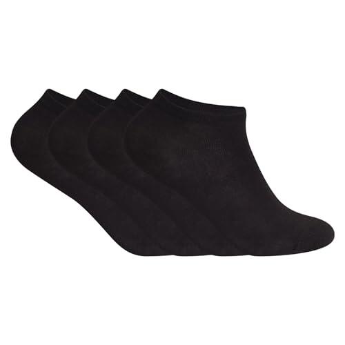 ArkXani 3 pares de calcetines de entrenamiento para niños, de corte bajo, para deportes, correr, niños y niñas, calcetines escolares casuales lisos, Negro, 11-14 años