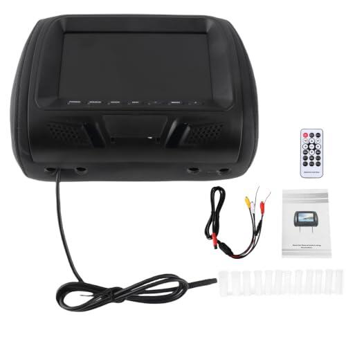 CFTGIW Monitor de Reposacabezas Reproductor de DVD con Reposacabezas de 7 Pulgadas Reproductor de DVD Portátil Dual Reproductores de Video con Reposacabezas de Automóvil Pantalla