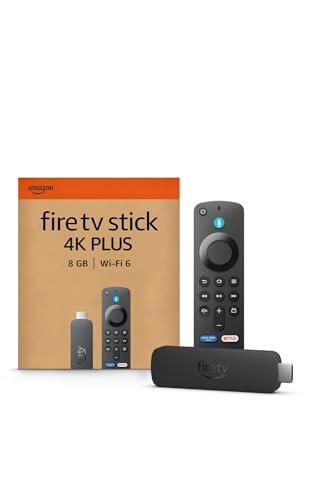 Amazon Fire TV Stick 4K Plus, compatible con Wi-Fi 6, Dolby Vision, Dolby Atmos y HDR10+, encuentra series más rápido con Alexa+