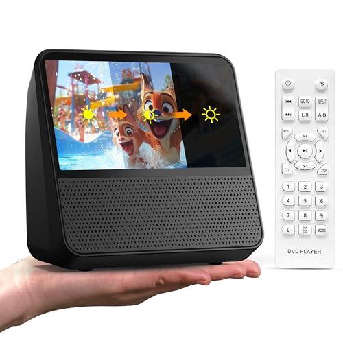 Reproductor portátil de DVD con Pantalla de 7", batería de 4000mAh