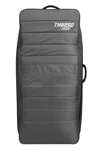 THURSO SURF Bolsa inflable para tabla de remo con ruedas, mochila de repuesto para cualquier iSUP de hasta 12 pies 6 pulgadas y accesorios, bolsa de gran capacidad, mochila de transporte de viaje