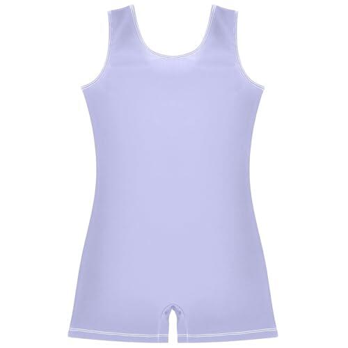 ODAWA Ropa de ciclismo para niños pequeños, color azul lavanda, traje de gimnasia para niños de 2 a 10 años, Azul (Lavender Blue), 9-10 años