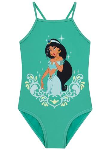 Disney Bañador Natacion Niña, Bañador Niña Jasmine, Bañadores Una Pieza, Verde 5-6 años