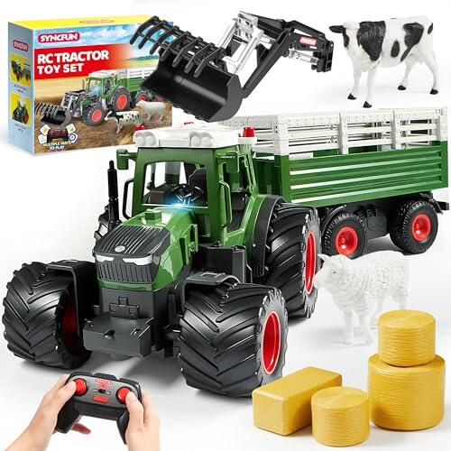 El juguete agrícola definitivo: Análisis del tractor RC Syncfun con remolque