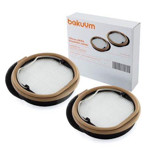 BAKUUM Pack 2 Filtros Alto Rendimiento Para Rx70 Aquapet Flex (115939) | Conga Rockstar 10500 Solar Aquapet Flex (102551). No compatible con OTROS MODELOS