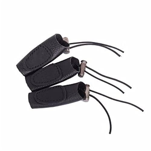LCUVIMPEX Tiro con Arco Guardabrazos y Guantes de Dedo, Guantes de 3 Dedos Independientes for Adultos y Principiantes(Noir)