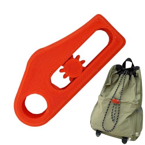 Afectador de Cuerda - Roller de Cuerda de, Herramienta de ajustador telescópico | Equipo de Campamento Multifuncional para Lonas de Tienda, configuración de Mochila de Senderismo, Soporte de