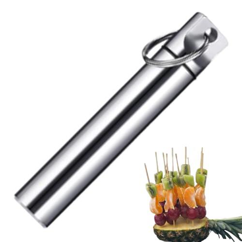 Dentals-Distributor de elegantes abolladuras de bolsillo, mini contenedor recargable | Tubo de almacenamiento de viaje, organizador de metal compacto, caja de bolsos finos, accesorio portátil