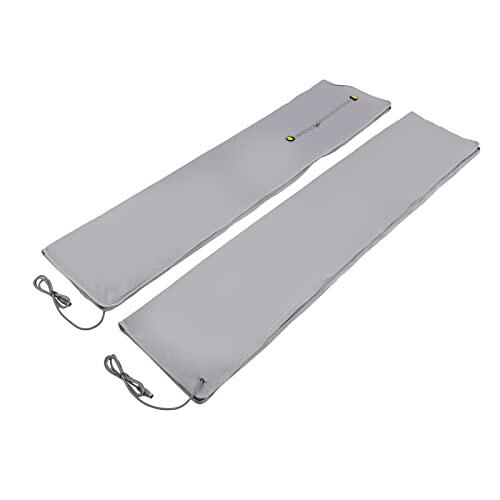 Sauna de 650 W por infrarrojos, manta para sauna de infrarrojos lejanos, manta moldeadora corporal, controlador de 2 zonas, terapia de desintoxicación profesional para uso en salones de belleza, spas