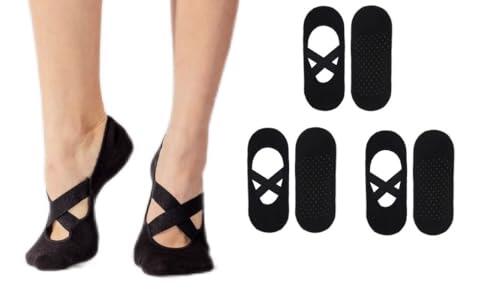 Melankoli Calcetines antideslizantes para niñas de 6 a 8 años, para pilates, yoga, baile, ballet, etc