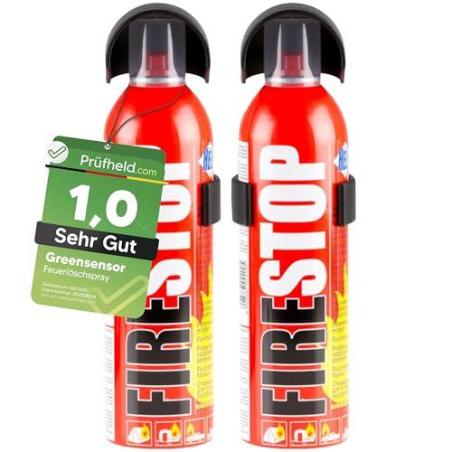 2 aerosoles Greensensor de 400 ml, espuma extintor universal para casa, coche, extintor de espuma, accesorios para pinchazos
