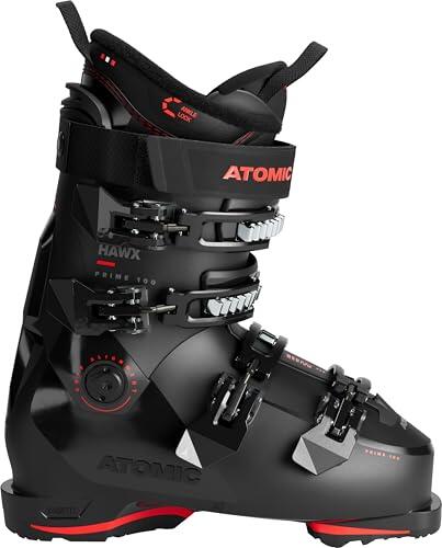 ATOMIC Botas Alpinas HAWX Prime 100 Unisex para Adultos, Negro/Rojo, 39/40