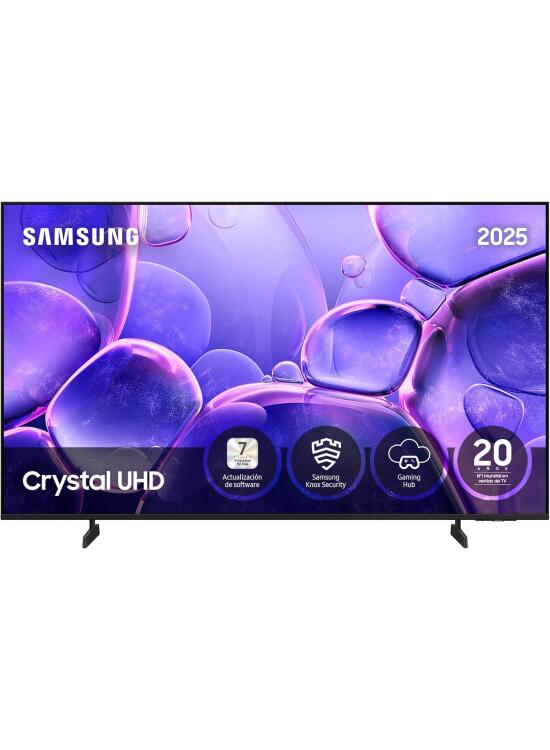 Samsung TV 50 Pulgadas Crystal UHD U8075F 4K Smart TV, Colores increíbles con Crystal Processor 4K, Escucha Todos los Altavoces con Q-Symphony, Datos protegidos Knox Security y Gaming Hub