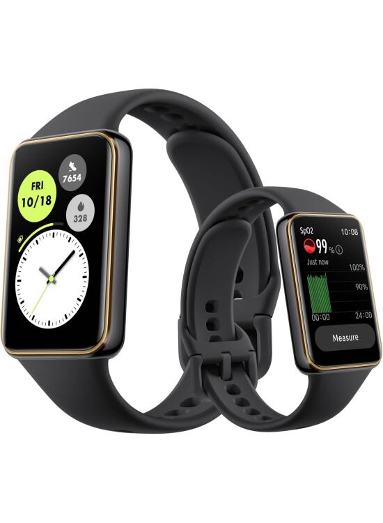 HONOR Band 10 Smart Watch, 1,57" AMOLED Smartwatch, SpO2, Frecuencia Cardiaca, 96 Modos Sport Podómetro, 5ATM Resistente al Agua, 14 Días de Autonomía, Compatible con Android e iOS, Negro