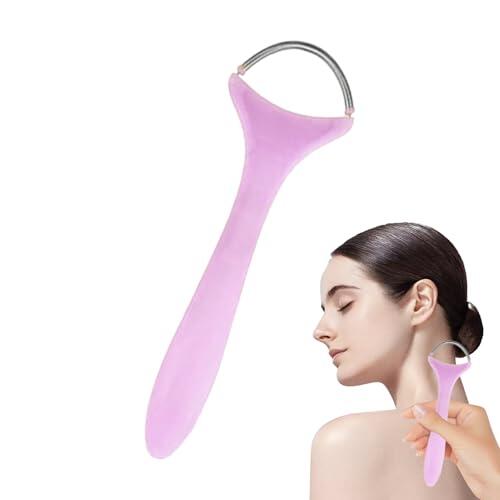Yhsioaklo Spring Remover, Epilator manual con hilos de acero inoxidable, rodillo de cabello facial multifuncional y portátil para labios superiores, mentón, mejillas y cuello