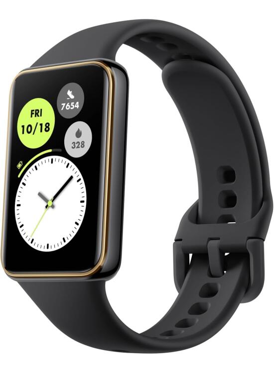HONOR Band 10 Smartwatch Hombre Mujer, 96 Modos Sport Podómetro, 1,57" 60Hz Reloj Digital, 5ATM, 14 días de batería, SpO2, Frecuencia Cardiaca, Compatible con Android e iOS, Negro