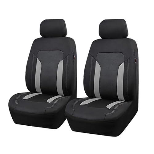 Fundas Asiento Coche,Funda para Asiento de Coche Fundas Universales De Asiento De Malla Gris For Coche Con 3 Cremalleras, Asiento Trasero Dividido, Airbag Compatible Con La Mayoría De Coches, SUV, Cam