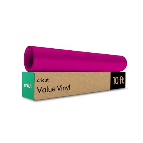 Cricut Vinilo Adhesivo Permanente - Rollo de Vinilo para Cricut - 30.5 cm x 3 m - Magenta - Vinilo Permanente para Manualidades, Decoración, Ventanas y Paredes