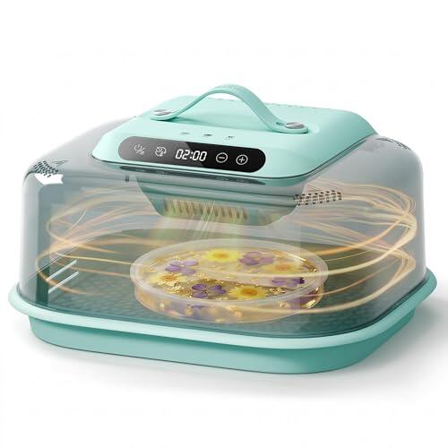 Resiners Máquina de curado de resina G3 con luz de resina UV, curado rápido de 2 horas/1 minuto, base reversible resistente a la deformación, secador de resina para moldes de epóxi