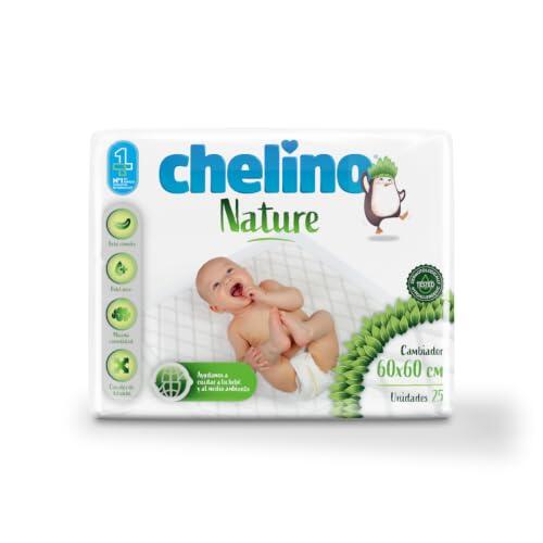 Chelino Nature, Cambiador infantil, 60x60, 25 unidades.