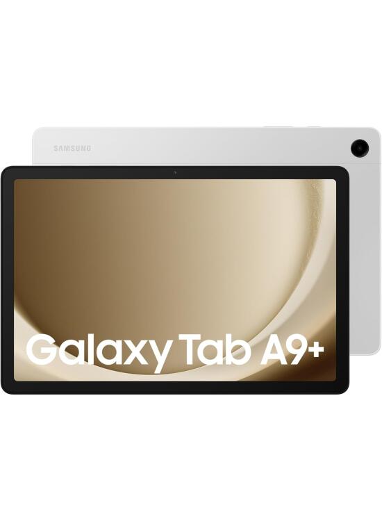 Samsung Galaxy Tab A9+ Tablet Android, 128 GB Almacenamiento, WiFi, Pantalla 11”, Sonido 3D, Gris Claro, con 1 Año de Garantía Adicional (Versión Española)