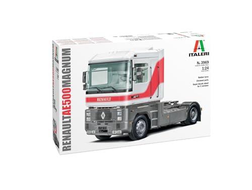 ITALERI 3969 1:24 Renault AE500 Magnum - Modelismo, Kit, modelismo estático, Manualidades, Hobby, Pegamento, Kit de plástico, Modelo de camión, Kit de camión, 1:24