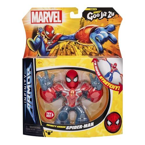 El fenómeno elástico de Marvel: Análisis completo de la figura Spider-Man Goo Jit Zu con Infinity Armour