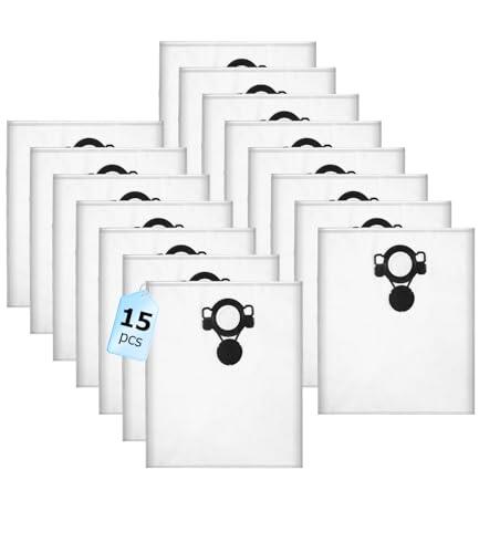 Goxiry 15 bolsas para aspiradora compatibles con Makita VC2000L VC2010L VC2012L VC2511L VC2512L VC3011L VC3012L VC3511L