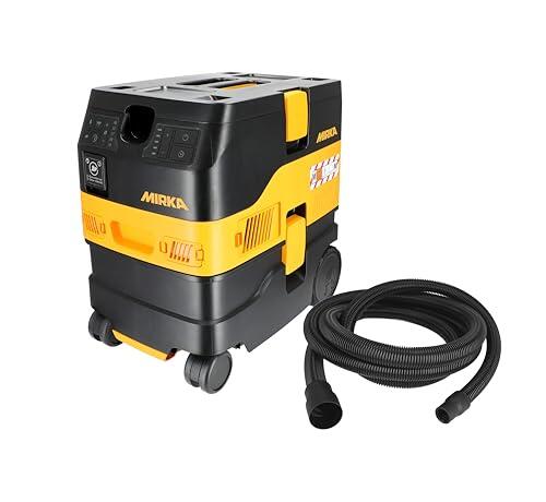 Mirka DEXOS 1217 M AFC/Aspiradora Industrial Clase M / 17L para líquidos y sólidos/Limpieza automática del Filtro/Manguera de 4 m