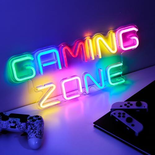 NELUX Neón LED Gaming, Luces LED Gamer, Neon Decoración Habitación y Pared