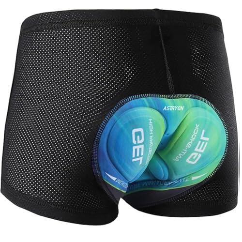 ASTRYON Culotte Ciclismo Hombre con Gel 5D Acolchado, Ropa Interior de Bicicleta MTB Transpirable Ligero