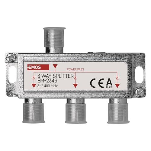 Optimización de Señal: Análisis Técnico del Distribuidor de Antena EMOS de 3 Vías